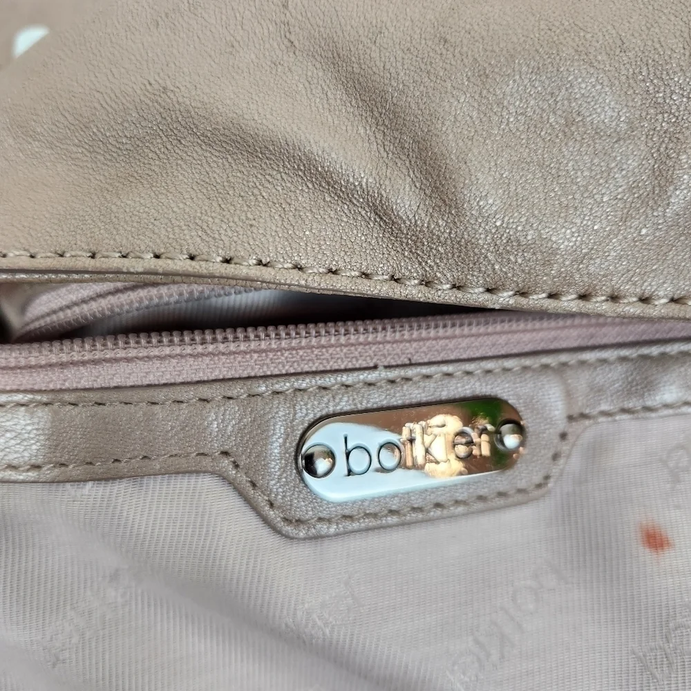 Botkier Leather white studs adjustable adjustable strap crossbody